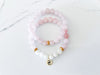 love crystal bracelet with rose quartz and moonstone 